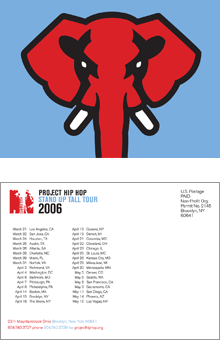 Project Hip Hop postcard
