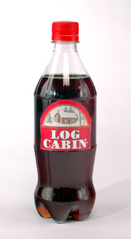 Coke Log Cabin